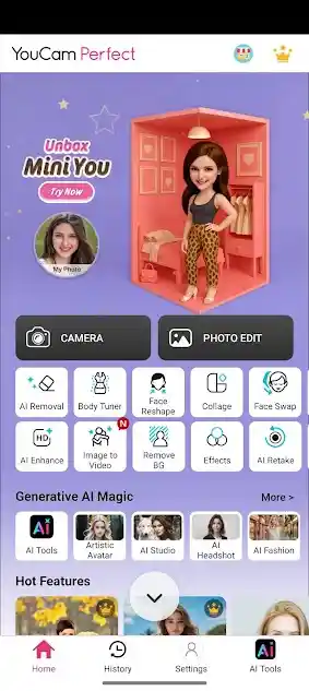 Screenshot Of Youcam Perfect Download